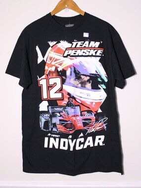 Team Penske Indycar #12 Will Power Graphic Tee Shirt Size L